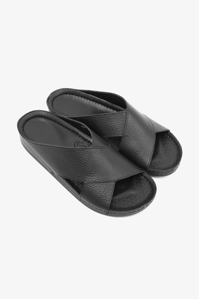Comfort Plus Men's Arabic Sandals Black AV06 - Sole Therapy