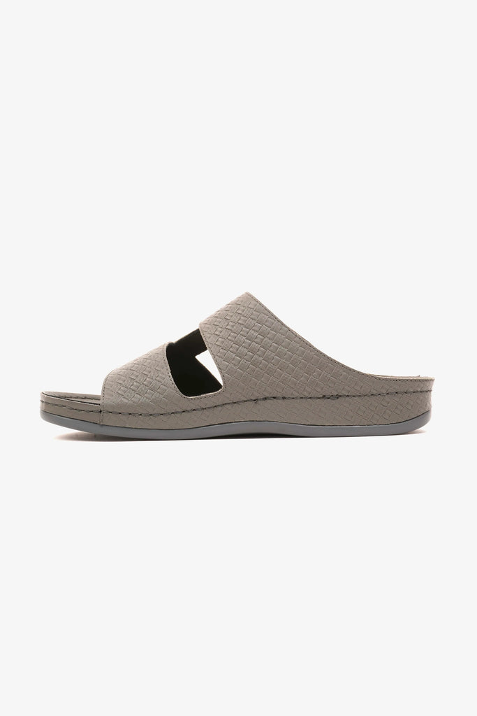 Comfort Plus Men's Arabic Sandals Grey AV05 - Sole Therapy