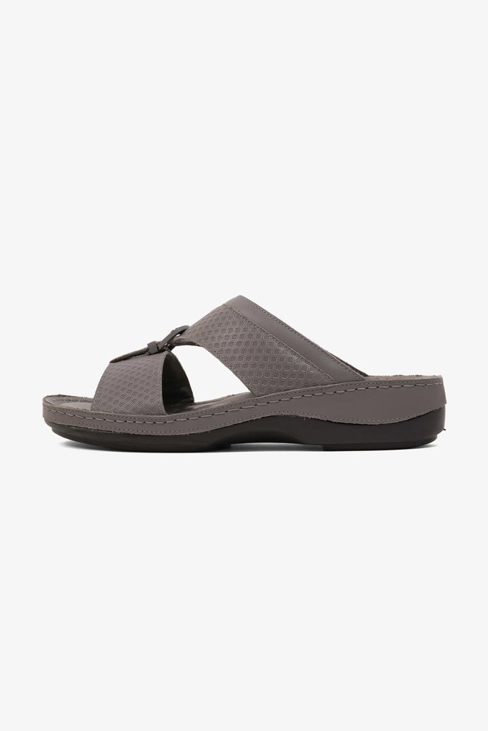 Comfort Plus Men's Arabic Sandals Grey MSDCP7702 - Sole Therapy
