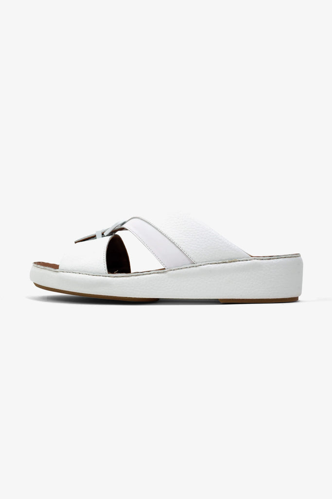 Comfort Plus Men's Arabic Sandals White 901122 - Sole Therapy