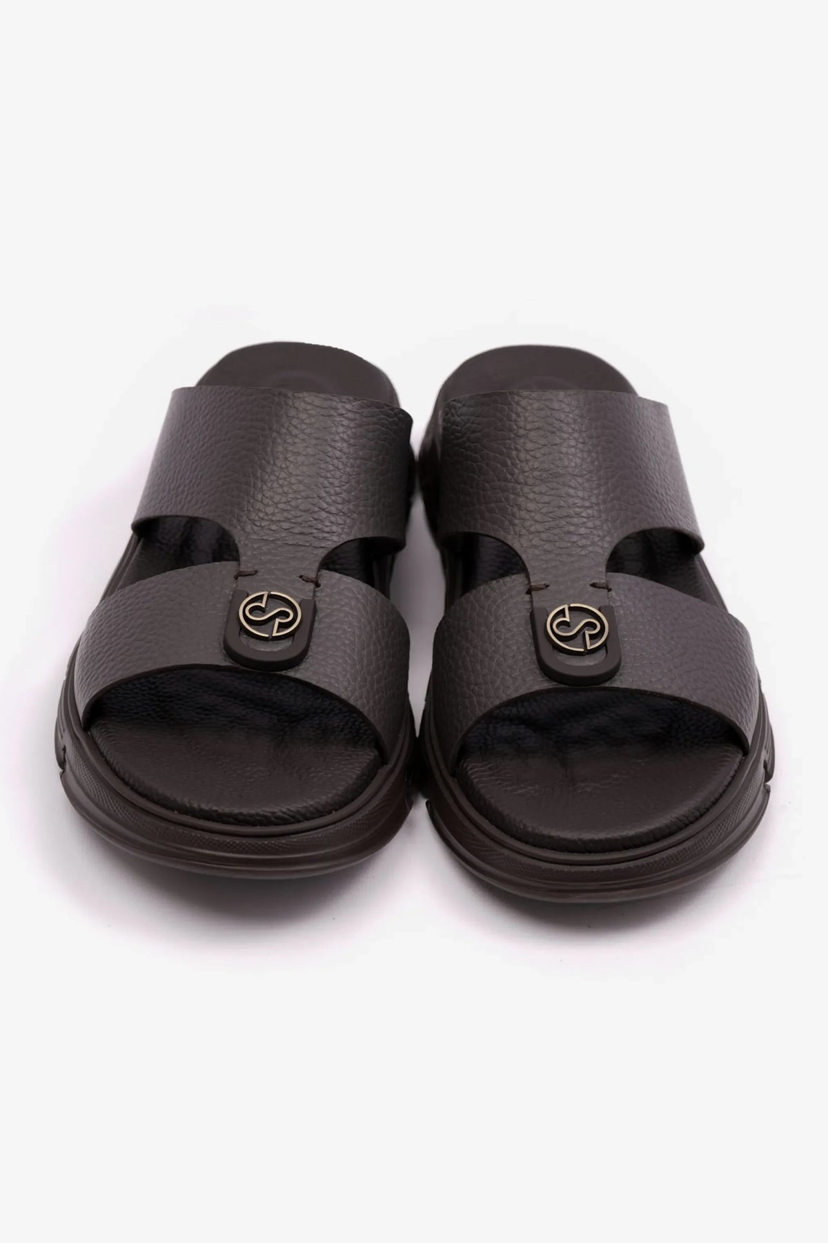 Comfort Plus Men's Arabic Soft Milled Sandals Brown MSDCP1007 - Sole Therapy