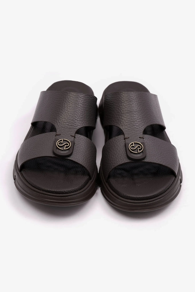 Comfort Plus Men's Arabic Soft Milled Sandals Brown MSDCP1007 - Sole Therapy
