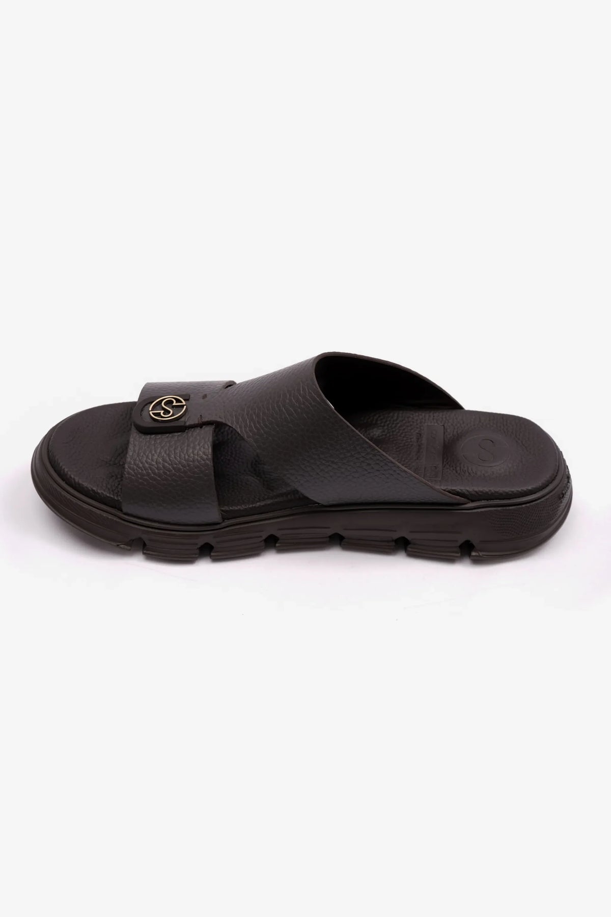 Comfort Plus Men's Arabic Soft Milled Sandals Brown MSDCP1007 - Sole Therapy
