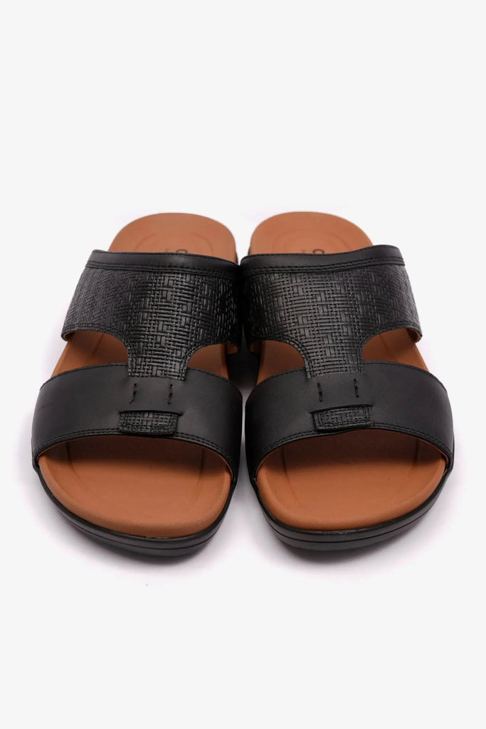 Comfort Plus Men's Bouncy Insole Sandals Black MSDCPFEN503 - Sole Therapy