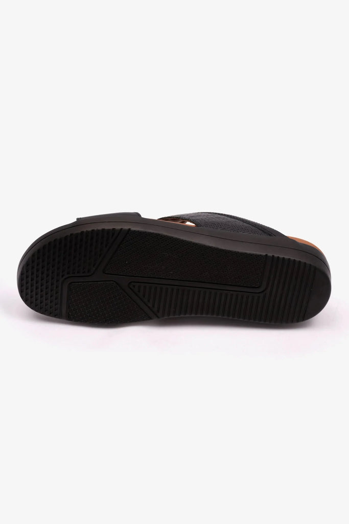 Comfort Plus Men's Bouncy Insole Sandals Black MSDCPFEN503 - Sole Therapy