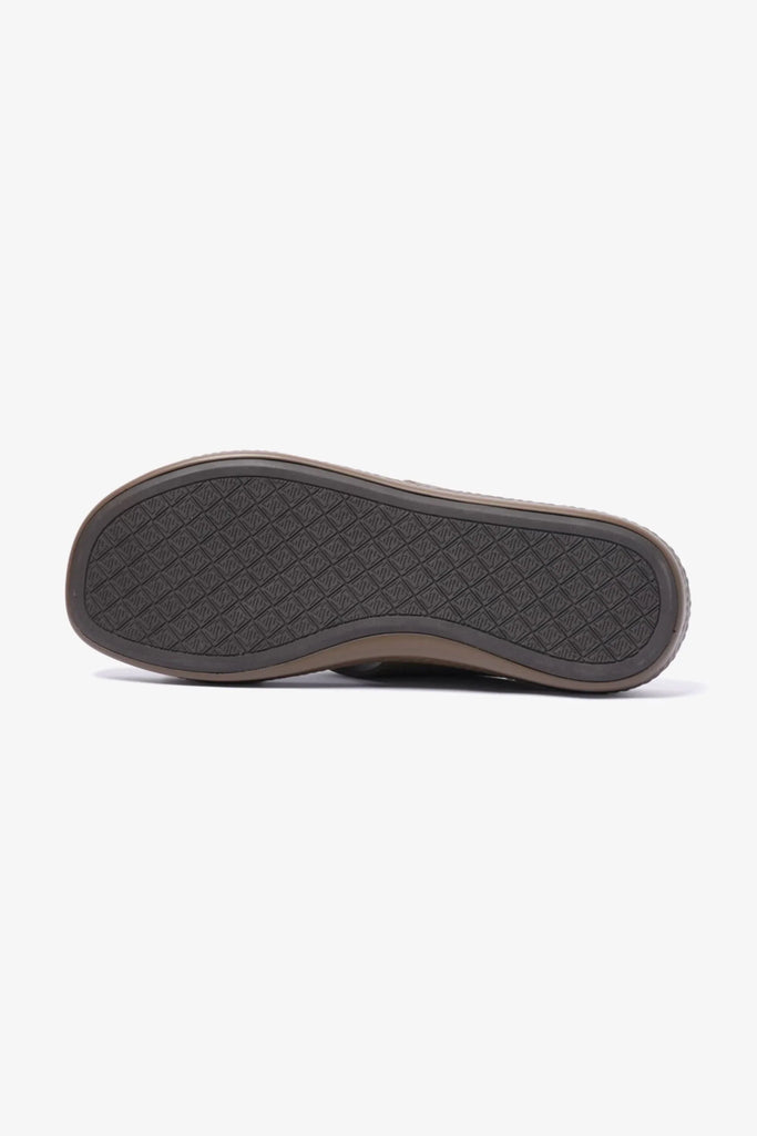 Comfort Plus Men's Classic Leather Arabic Sandals Truffle MSDCPD105 - Sole Therapy