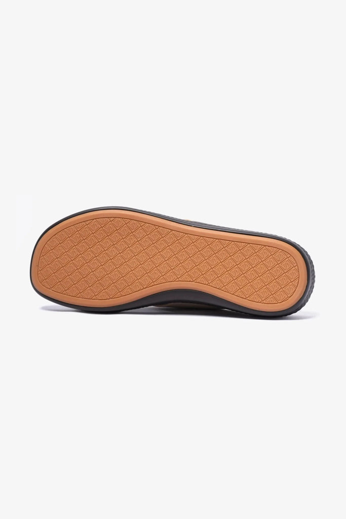 Comfort Plus Men's Classic Leather Sandals Mandorla D105 - Sole Therapy