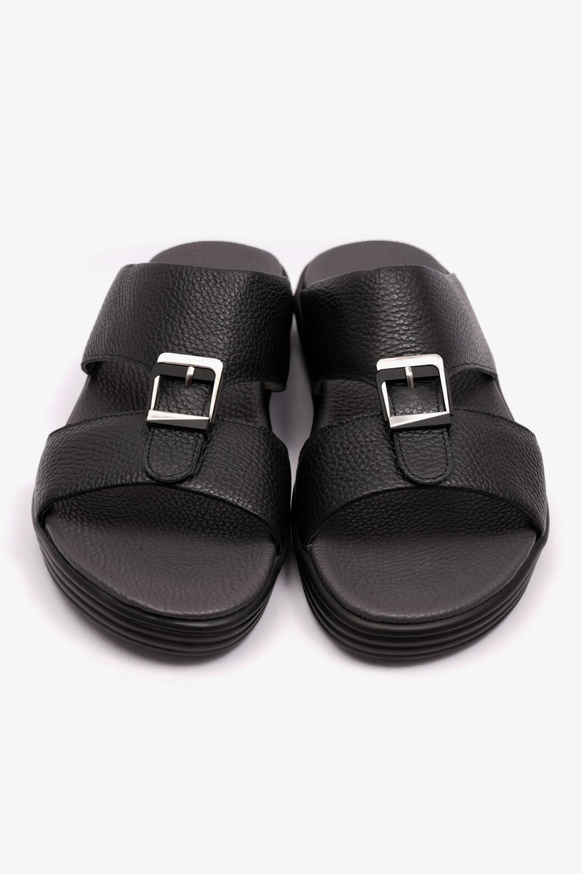 Comfort Plus Men's Classic Trim Sandals Black MSDCPFAR601 - Sole Therapy