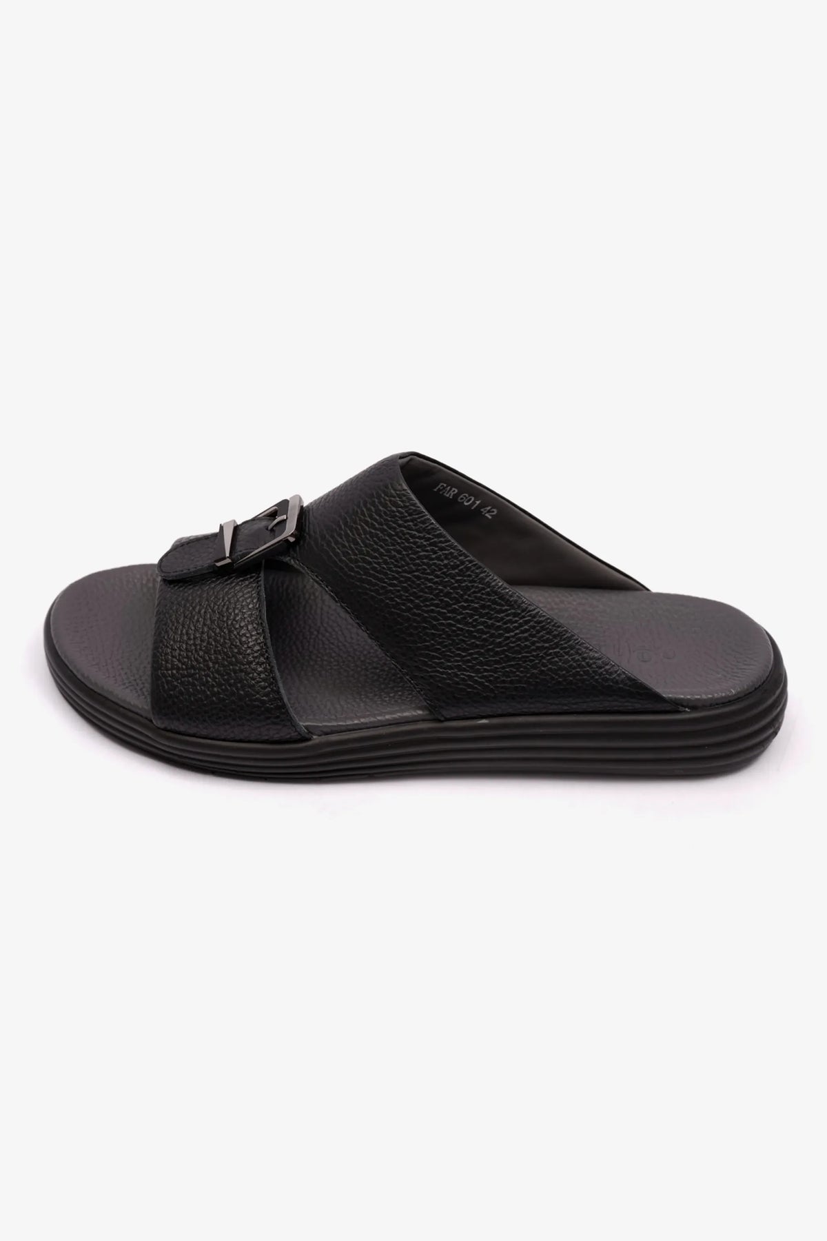 Comfort Plus Men's Classic Trim Sandals Black MSDCPFAR601 - Sole Therapy