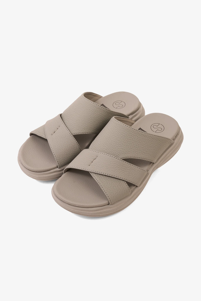 Comfort Plus Men's Cloud Step Arabic Sandals Grey MSDGBCPDN103