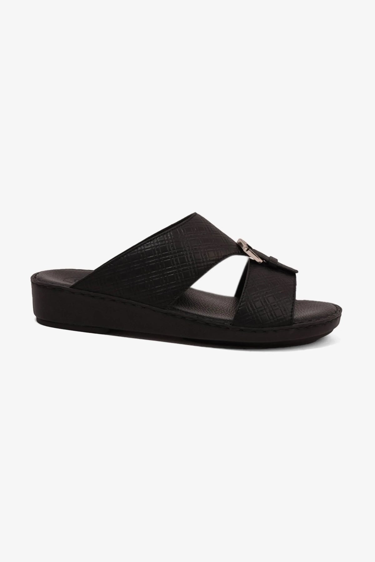 Comfort Plus Men's Cushioned Slip-On Sandals Black MSDCP7013 - Sole Therapy