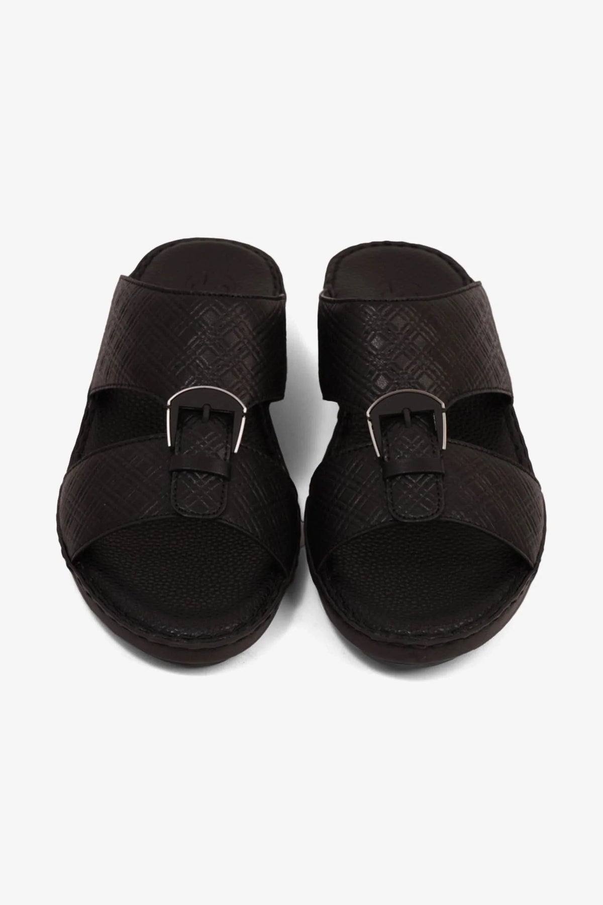 Comfort Plus Men's Cushioned Slip-On Sandals Black MSDCP7013 - Sole Therapy