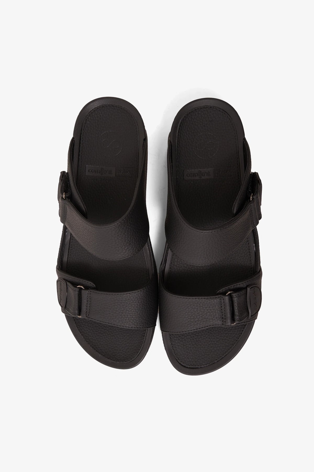 Comfort Plus Men's Elite Cushion Arabic Sandals Black MSDGBCPAS101 - Sole Therapy