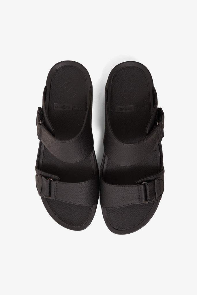 Comfort Plus Men's Elite Cushion Arabic Sandals Black MSDGBCPAS101 - Sole Therapy