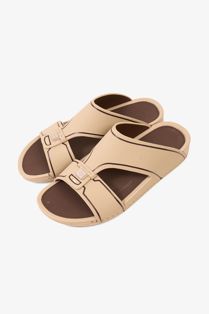 Comfort Plus Men's Equilibrium Walk Arabic Sandals Beige MSDGBCPAS107 - Sole Therapy