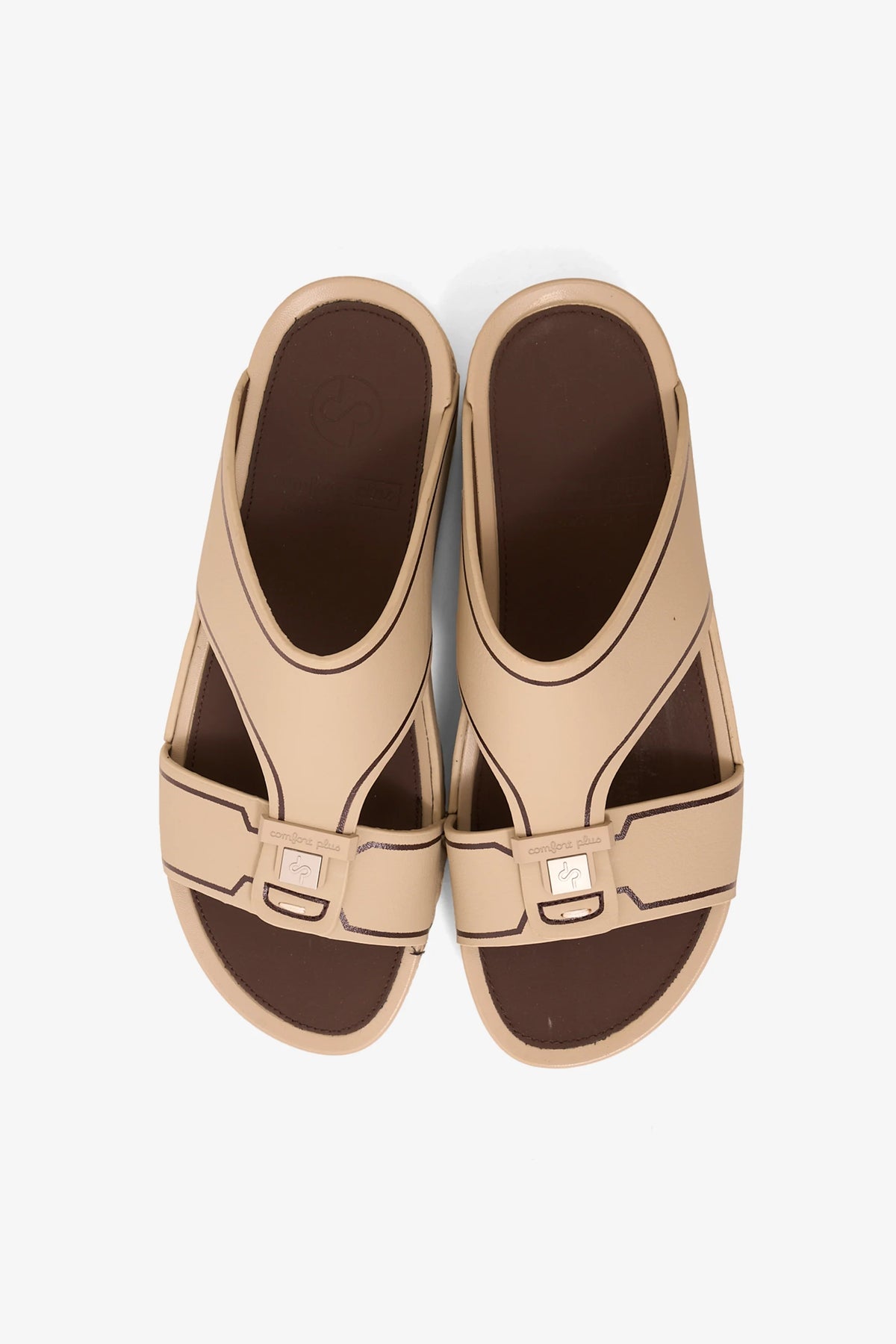 Comfort Plus Men's Equilibrium Walk Arabic Sandals Beige MSDGBCPAS107 - Sole Therapy