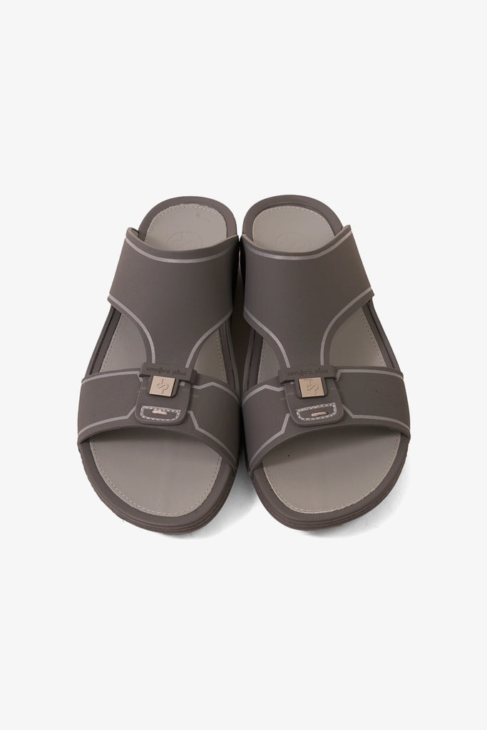 Comfort Plus Men's Equilibrium Walk Arabic Sandals Grey MSDGBCPAS107 - Sole Therapy