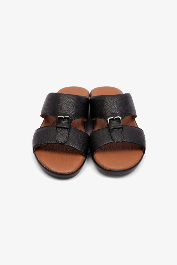 Comfort Plus Men's Flexible Outsole Sandals Black SO411 - Sole Therapy