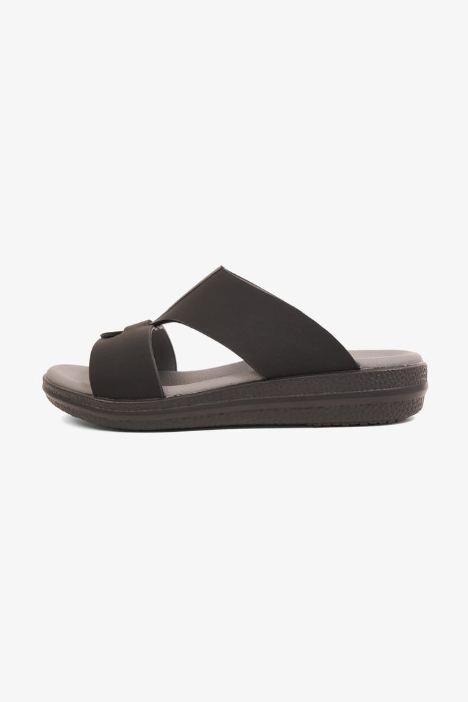 Comfort Plus Men's Glide Luxe Arabic Sandals Black MSDGBCPRS103 - Sole Therapy