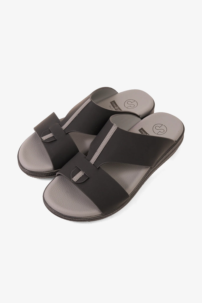 Comfort Plus Men's Glide Luxe Arabic Sandals Black MSDGBCPRS103 - Sole Therapy