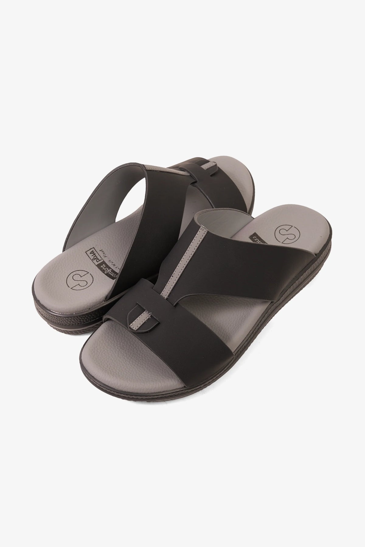Comfort Plus Men's Glide Luxe Arabic Sandals Black MSDGBCPRS103 - Sole Therapy