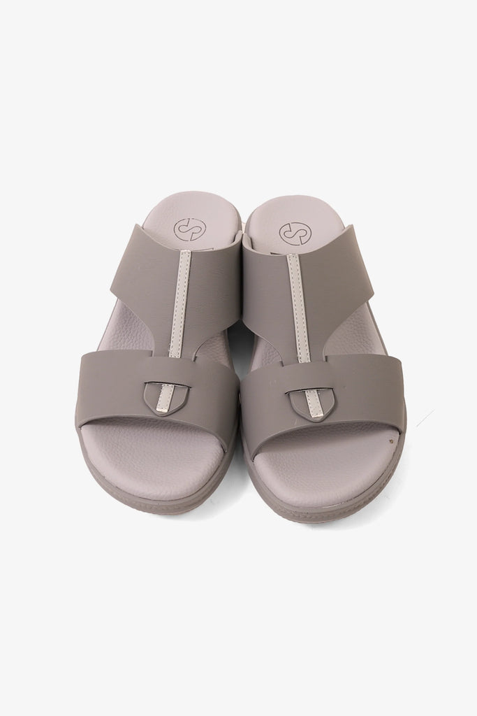 Comfort Plus Men's Glide Luxe Arabic Sandals Grey MSDGBCPRS103 - Sole Therapy