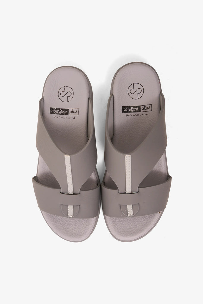 Comfort Plus Men's Glide Luxe Arabic Sandals Grey MSDGBCPRS103 - Sole Therapy