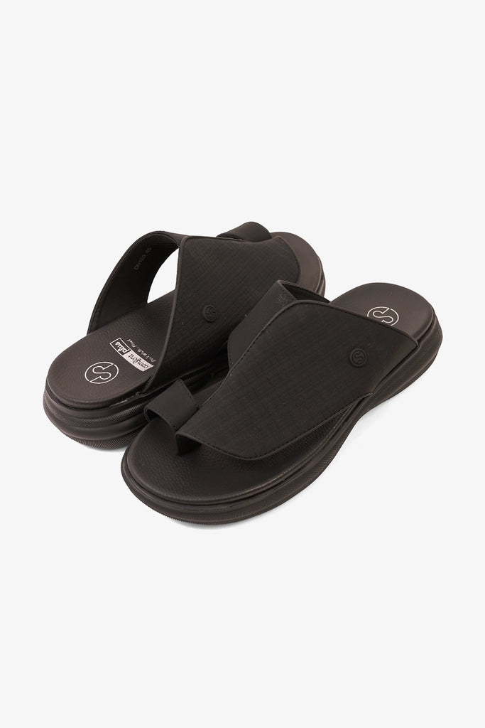 Comfort Plus Men's Imperial Comfort Arabic Sandals Black MSDGBCPDN108 - Sole Therapy