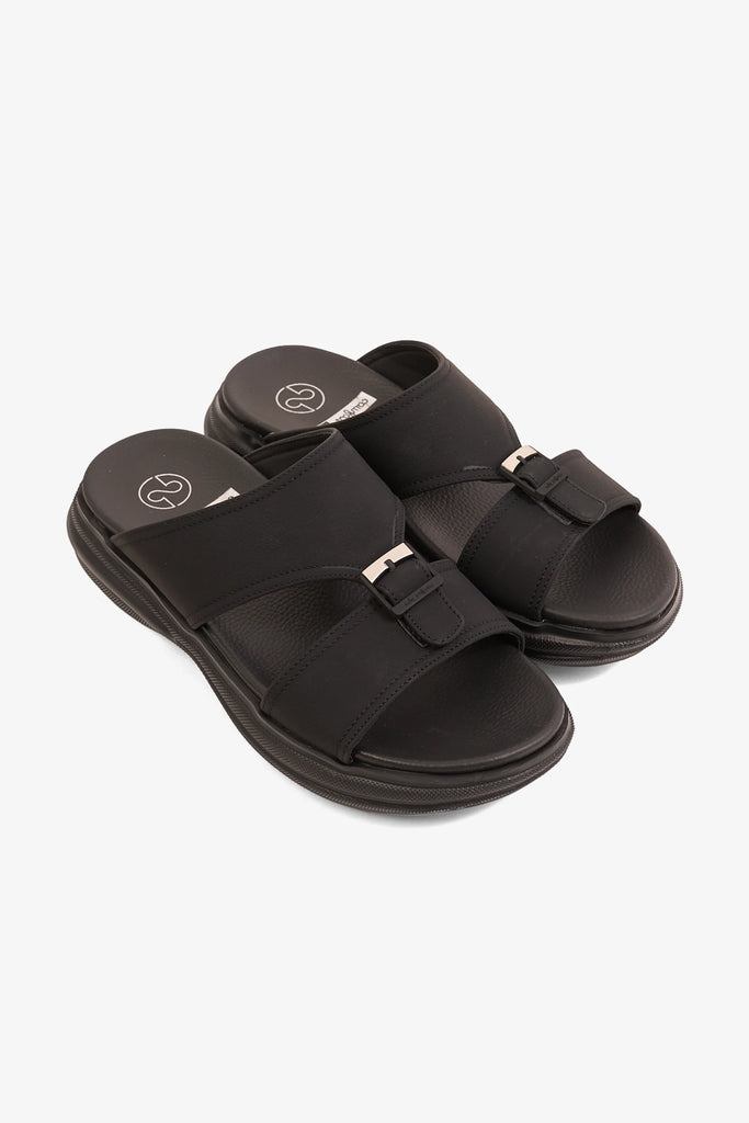 Comfort Plus Men's Infinite Comfort Arabic Sandals Black MSDGBCPDN102 - Sole Therapy