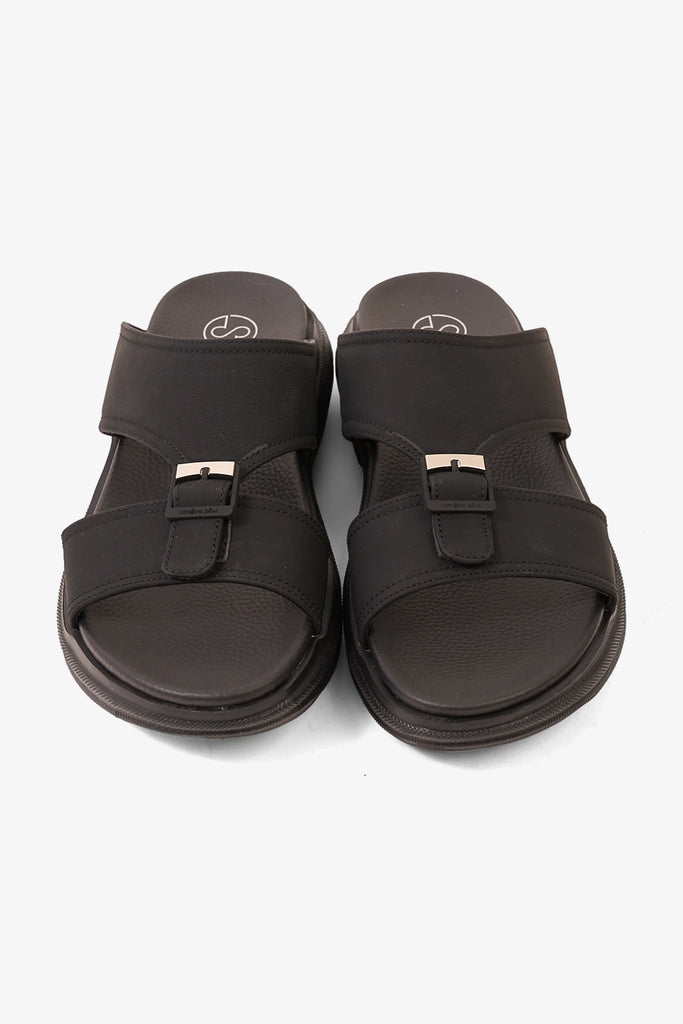Comfort Plus Men's Infinite Comfort Arabic Sandals Black MSDGBCPDN102 - Sole Therapy