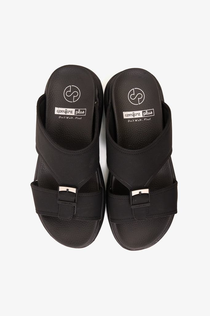 Comfort Plus Men's Infinite Comfort Arabic Sandals Black MSDGBCPDN102 - Sole Therapy
