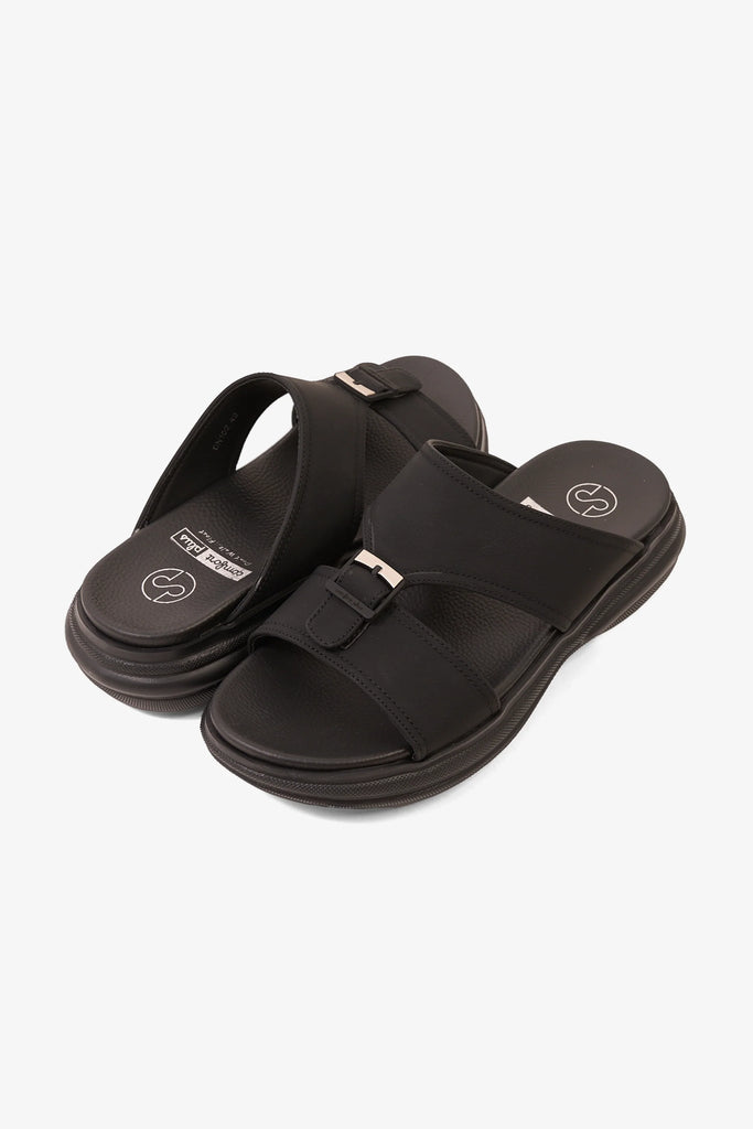 Comfort Plus Men's Infinite Comfort Arabic Sandals Black MSDGBCPDN102 - Sole Therapy