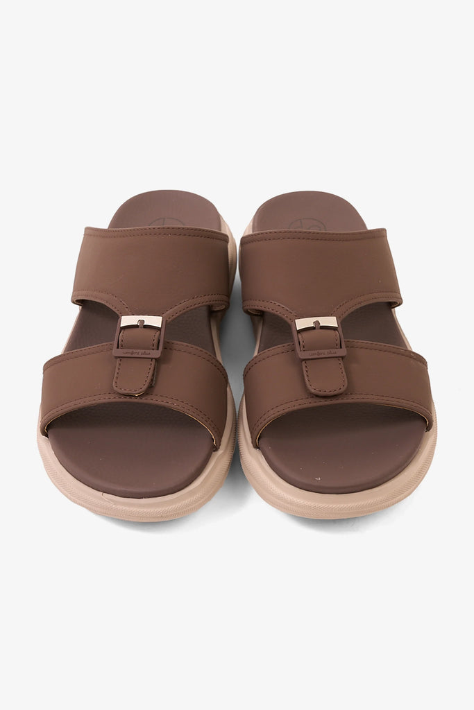Comfort Plus Men's Infinite Comfort Arabic Sandals Coffee MSDGBCPDN102 - Sole Therapy