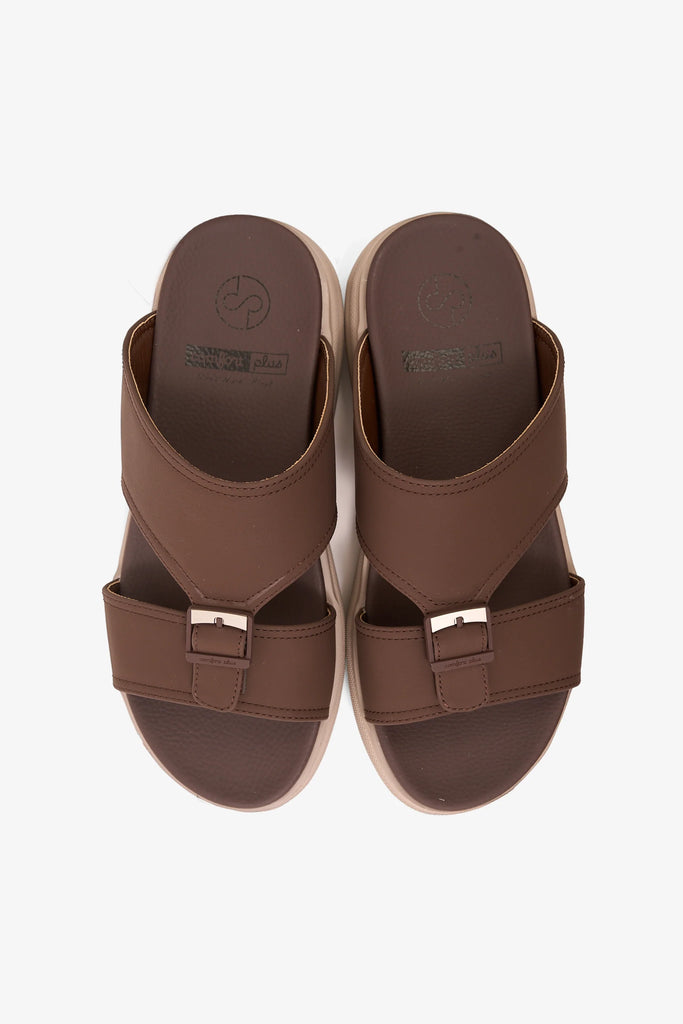 Comfort Plus Men's Infinite Comfort Arabic Sandals Coffee MSDGBCPDN102 - Sole Therapy