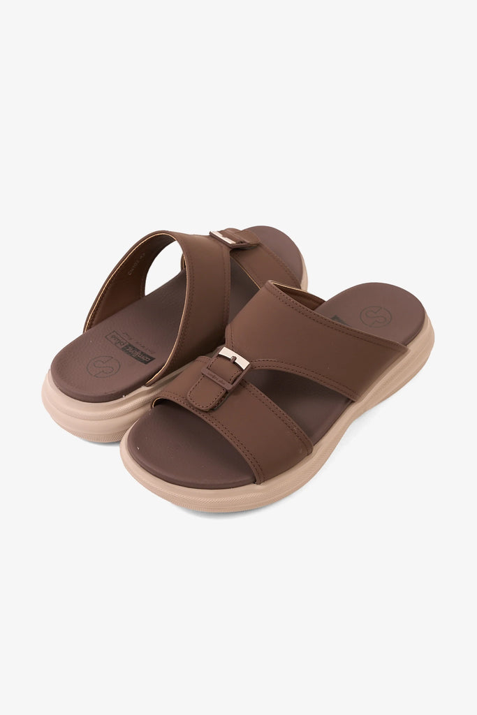 Comfort Plus Men's Infinite Comfort Arabic Sandals Coffee MSDGBCPDN102 - Sole Therapy