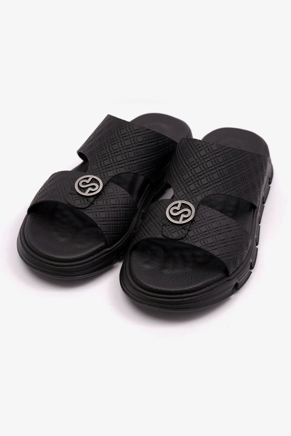 Comfort Plus Men's Italian Outsole Arabic Sandals Black CP1002 - Sole Therapy