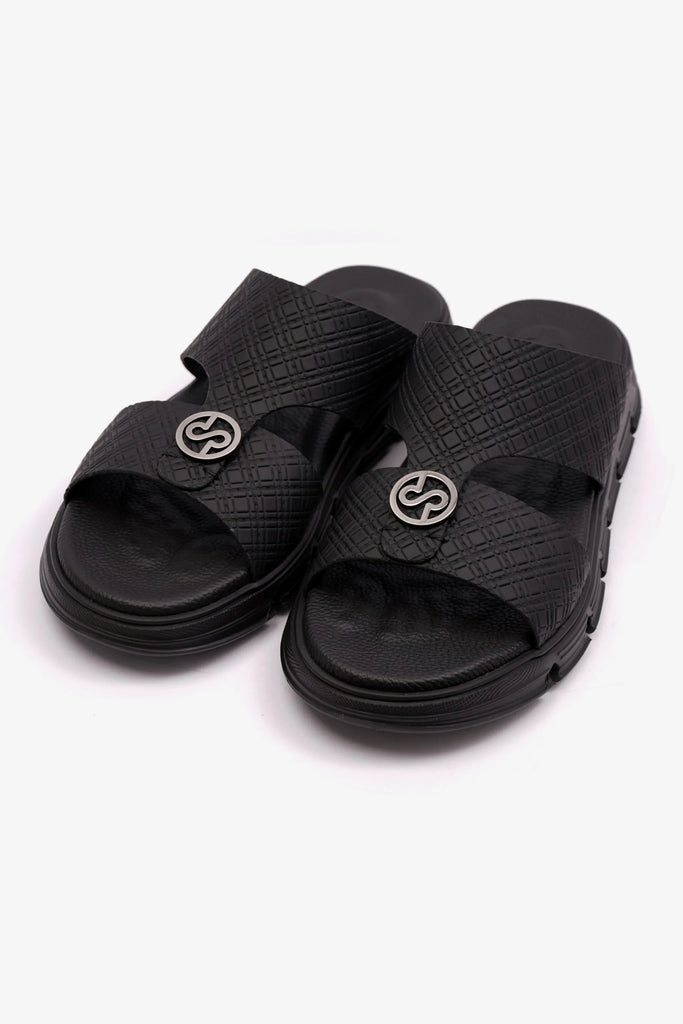 Comfort Plus Men's Italian Outsole Arabic Sandals Black CP1002 - Sole Therapy