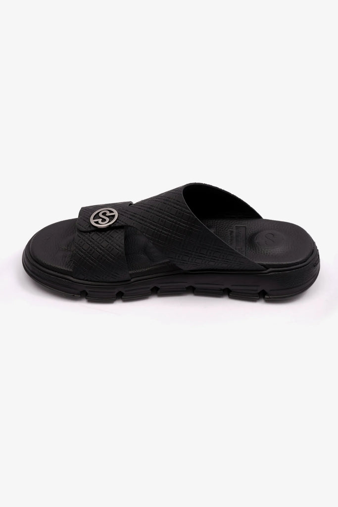 Comfort Plus Men's Italian Outsole Arabic Sandals Black CP1002 - Sole Therapy