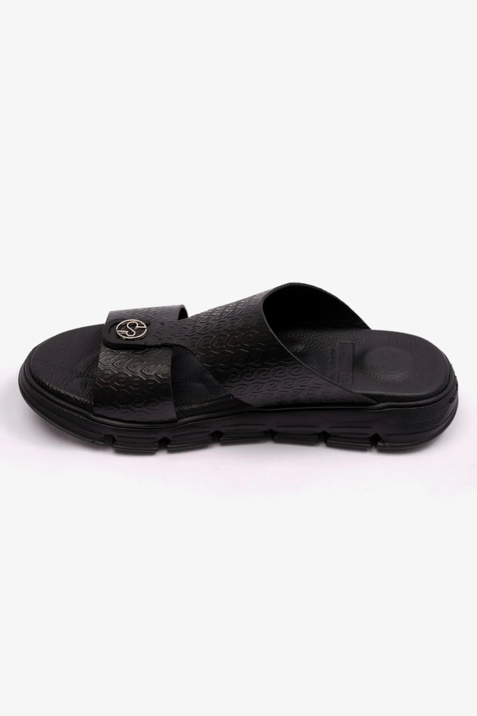 Comfort Plus Men's Italian Outsole Arabic Sandals Black MSDCP1008 - Sole Therapy