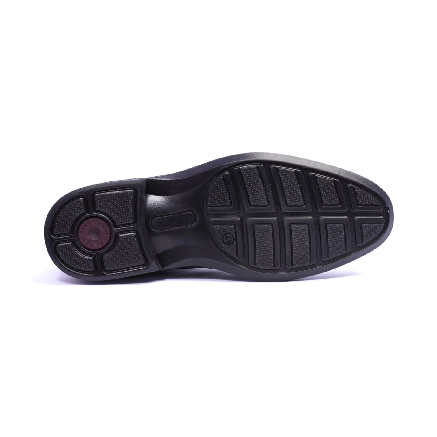 Comfort Plus Men's Leather Brogue Shoes Black - Sole Therapy