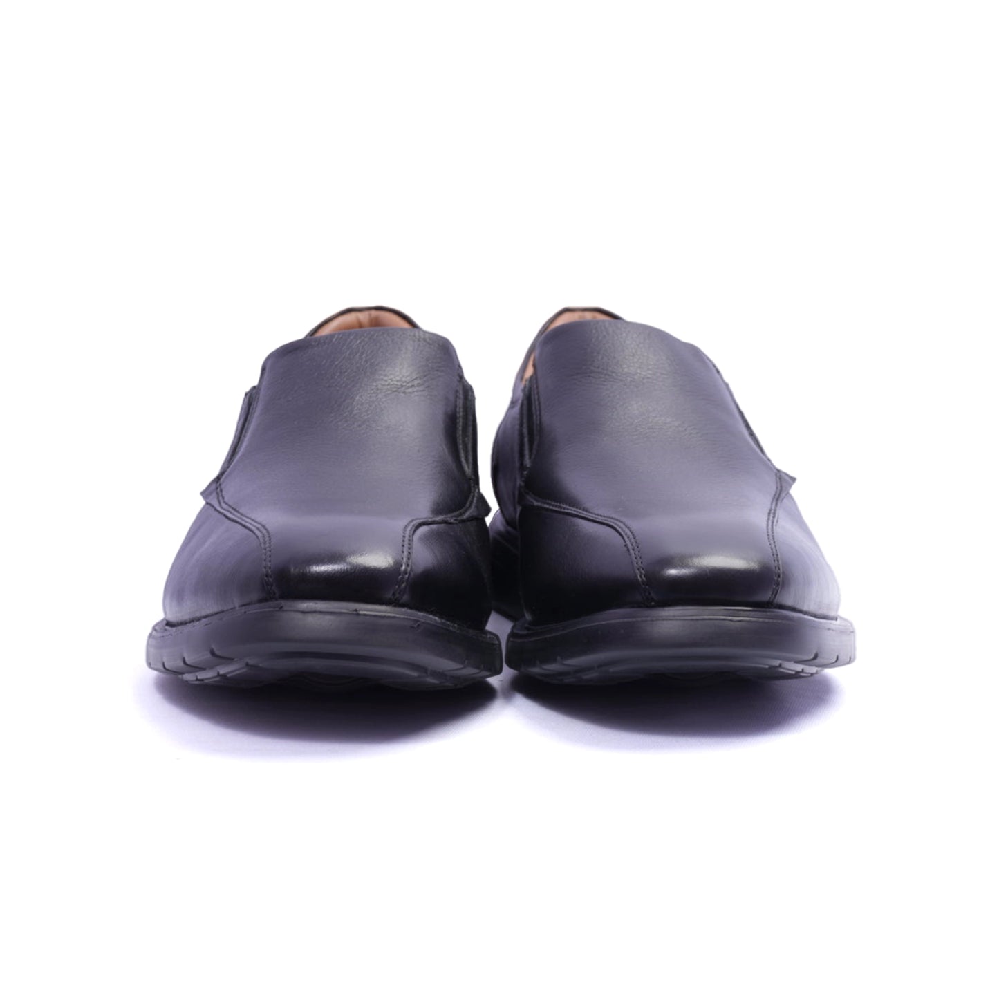 Comfort Plus Men's Leather Derby Shoes Black - Sole Therapy