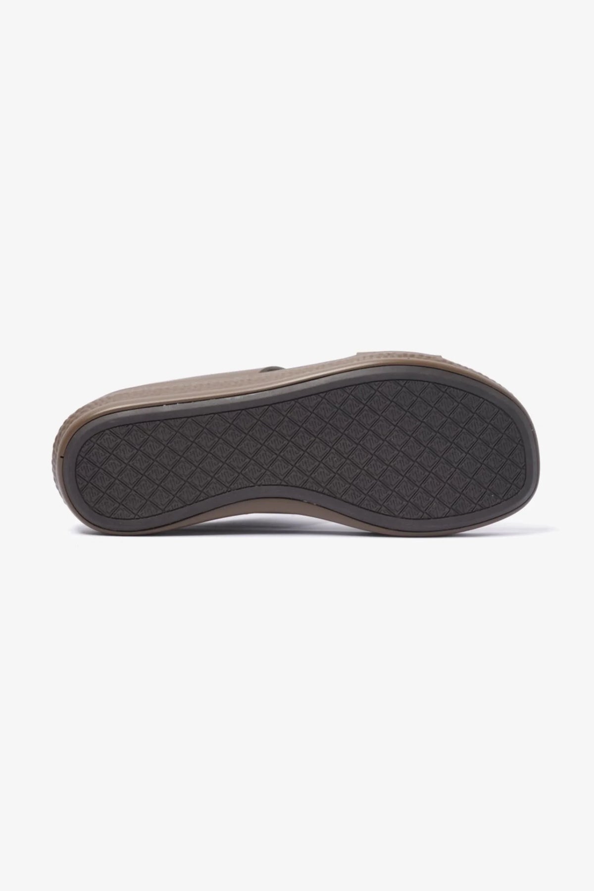 Comfort Plus Men's Leather Sandals Truffle MSDCPD101 - Sole Therapy
