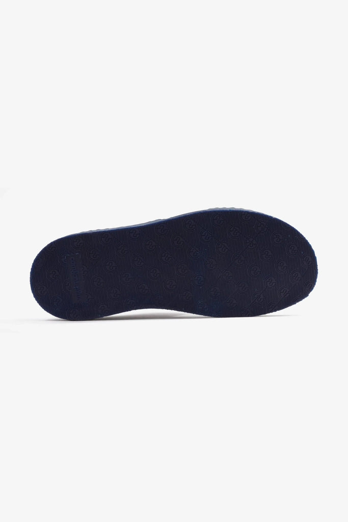 Comfort Plus Men's Matte Leather Sandals Navy MSDCP3002 - Sole Therapy