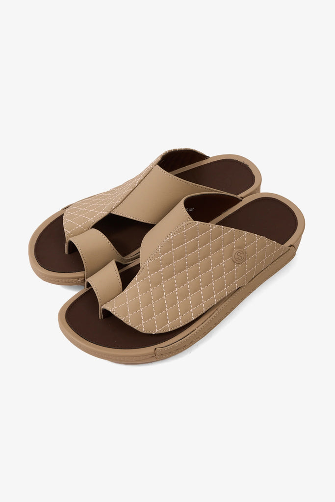 Comfort Plus Men's Prime Motion Arabic Sandals Beige MSDGBCPAS108 - Sole Therapy