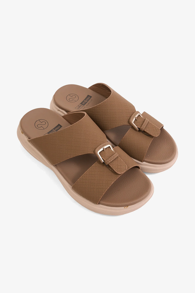 Comfort Plus Men's Pure Motion Arabic Sandals Brown MSDGBCPDN101 - Sole Therapy