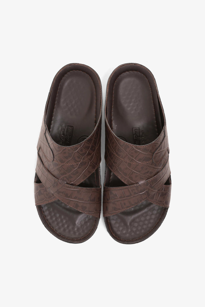 Comfort Plus Men's Sandals Brown MSDCPAV03 - Sole Therapy