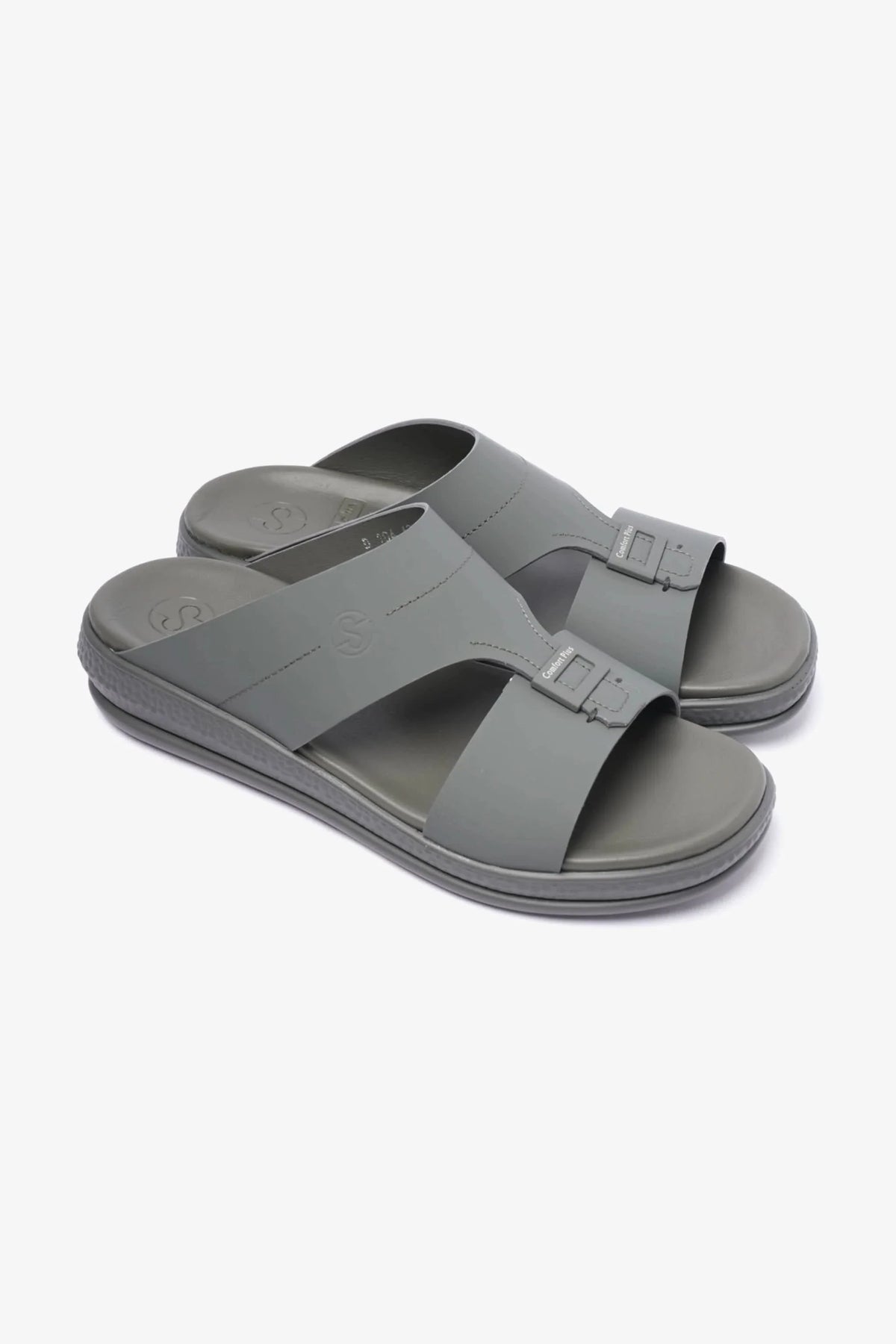 Comfort Plus Men's Sandals Grey MSDCPD104 - Sole Therapy