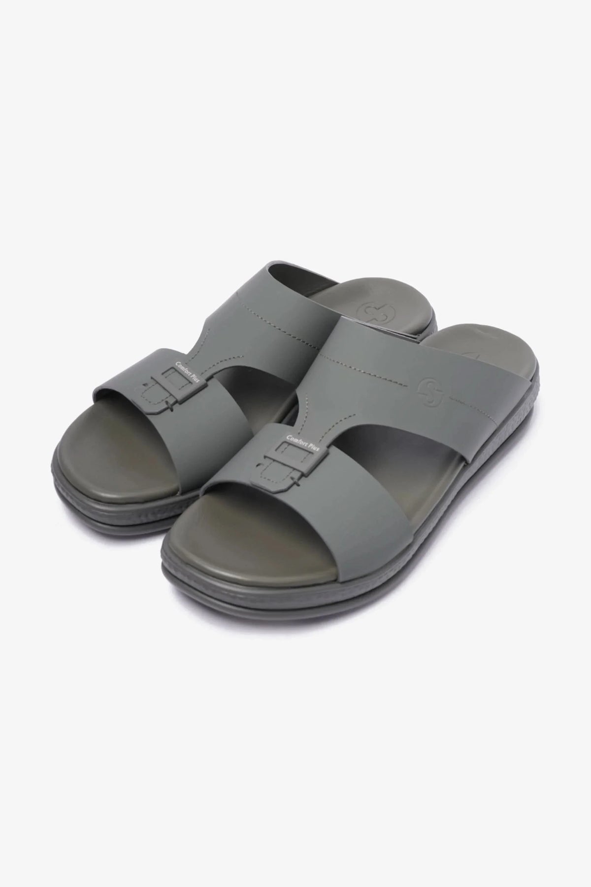 Comfort Plus Men's Sandals Grey MSDCPD104 - Sole Therapy