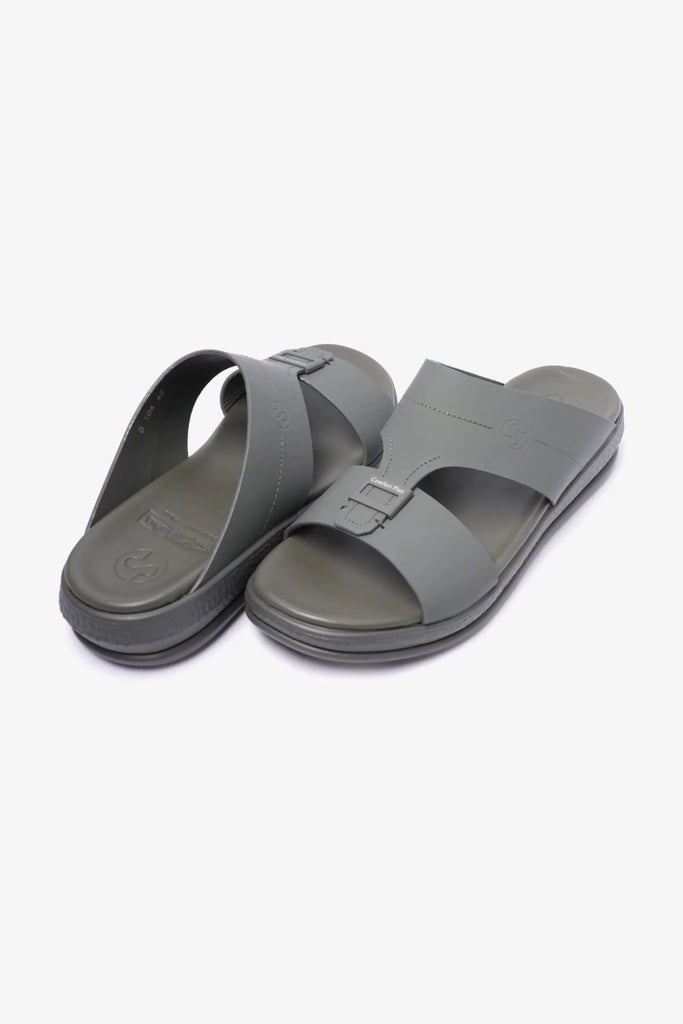 Comfort Plus Men's Sandals Grey MSDCPD104 - Sole Therapy