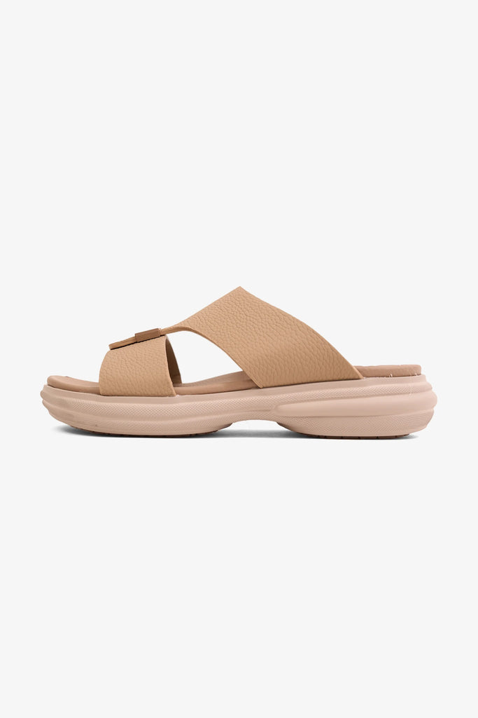 Comfort Plus Men's Signature Step Arabic Sandals Khaki MSDGBCPCHDN106 - Sole Therapy